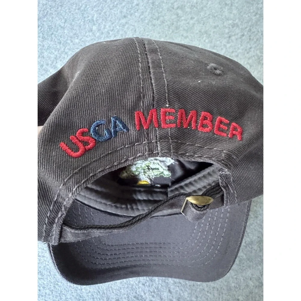 121st U.S. Open Hat Cap Strap Back Mens One Size Brown Golf USGA Torrey Pines